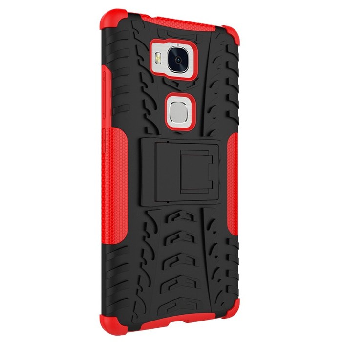 Aksesoris Hape-RUGGED ARMOR Huawei GR5 5X GR 5 X5 soft case casing back cover bumper