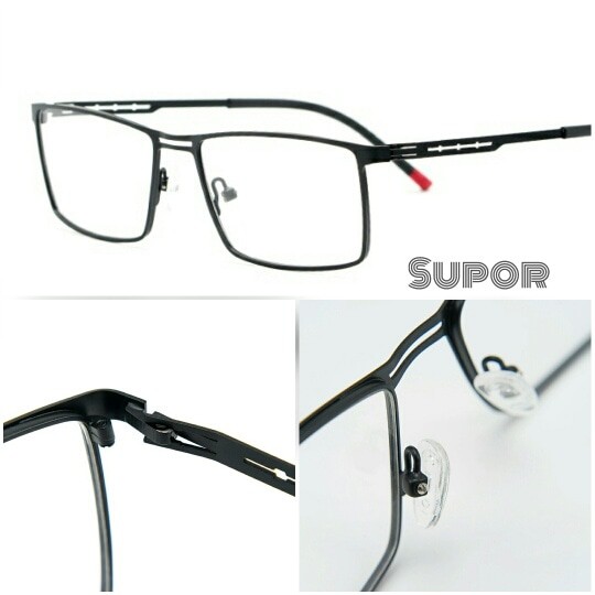 Kacamata Elegan Full frame FF6 Kaca mata minus plus pria