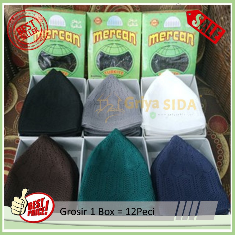 Peci Mercan Turkiye Lusinan Peci Turki Rajut Termurah Harga Grosir Oleh-oleh haji