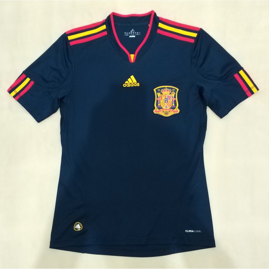 Jersey Original Spain Away 2010 Spanyol 10 Kit Baju Kaos Official Asli Shirt