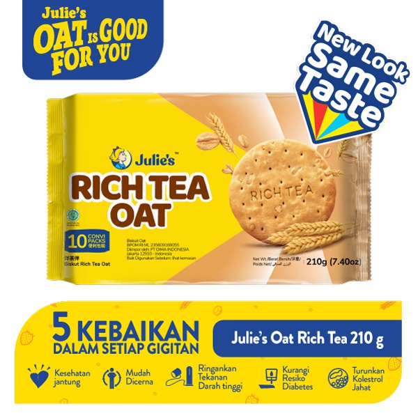 

Julies Rich Tea Oat 210 gr