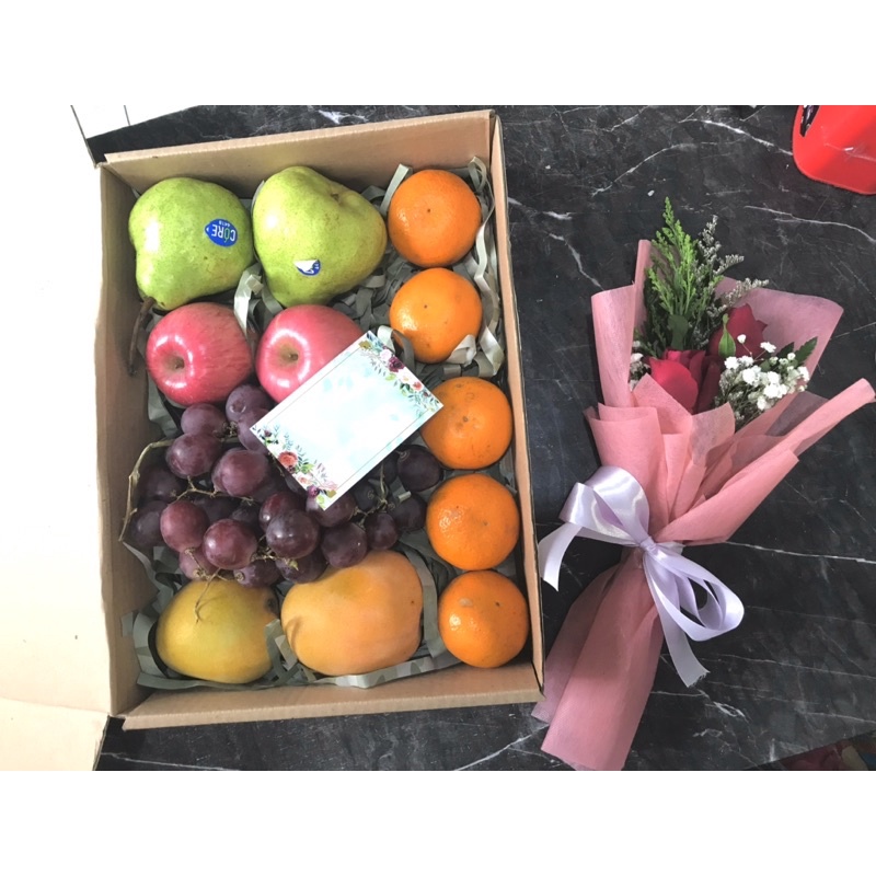 

hampers buah get well soon gift custom dan mini buket /parsel buah / fruit hampers