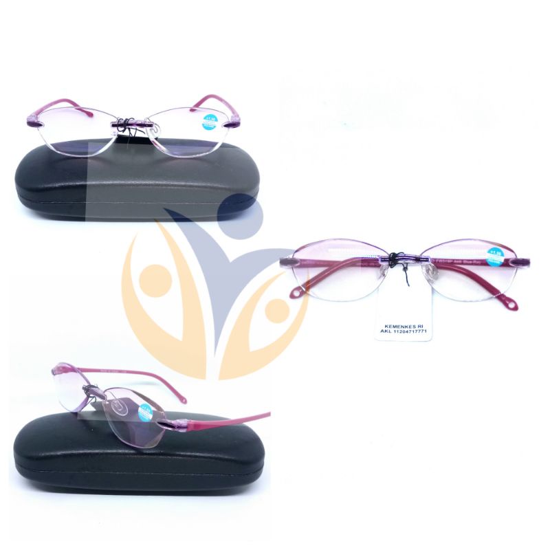 Kacamata Baca Wanita Blue Ray Uv 420