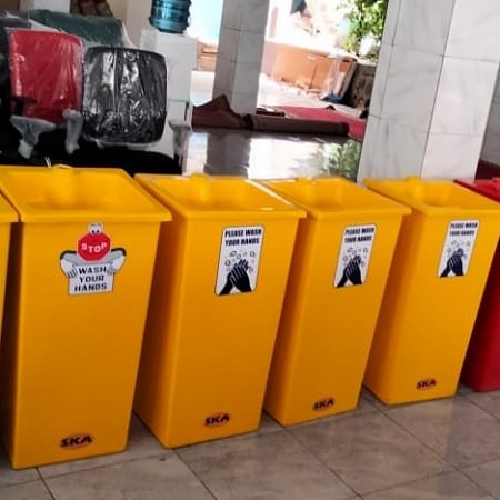 T.Lillie - Wastafel Portable100 Liter + Ska + Kran One Touch Dual Fungsional