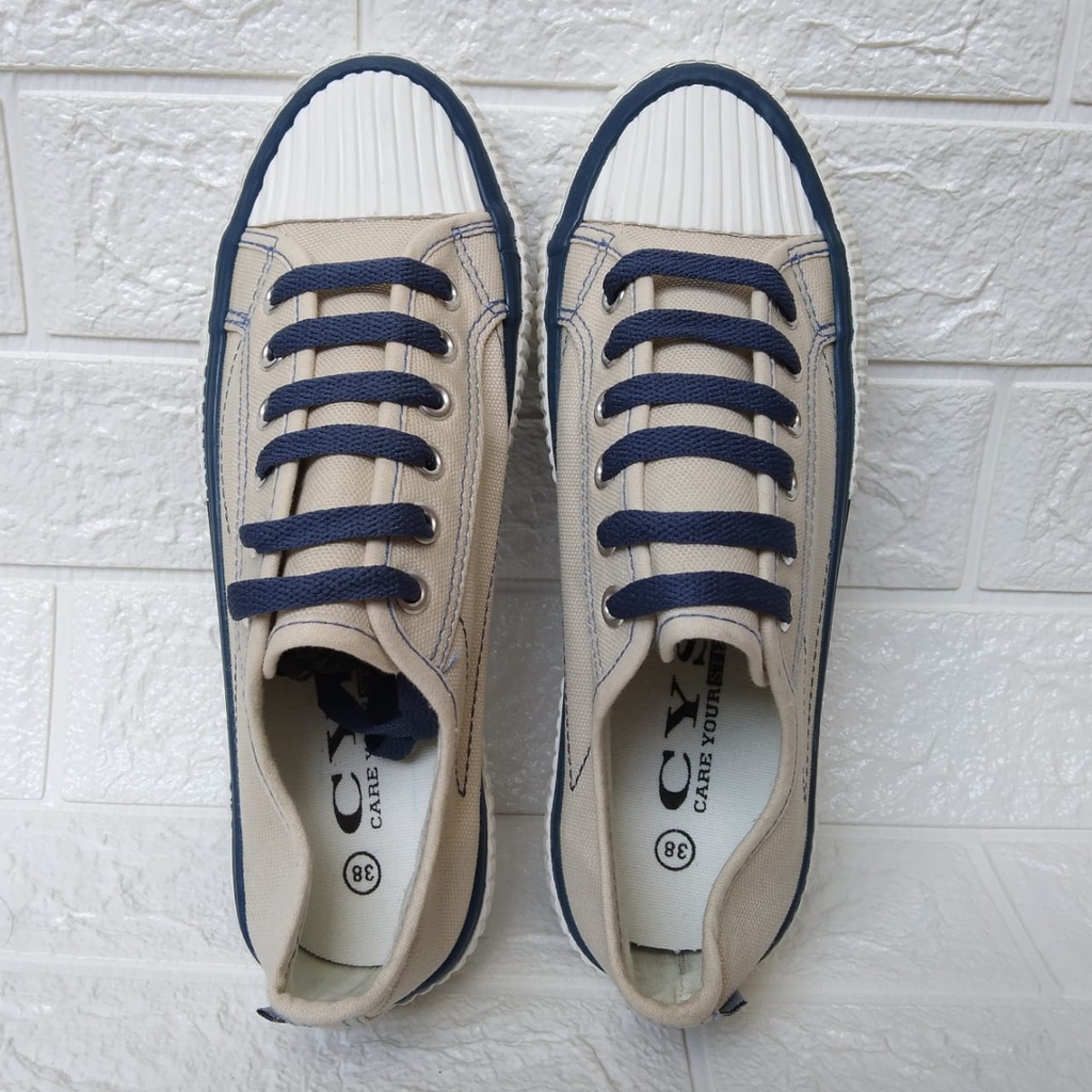 AND / sepatu sepatu wanita import fashion terlaris sepatu canvas wanita import / Sepatu Sneakers Tali Wanita Import Korea - Sepatu Import Sneakers Wanita / Sepatu Sneakers canvas Tali wanita Helio Korean Style Import New Outxide / SPT-09