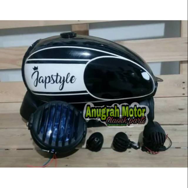 Paket hemat japstyle Triumph -Tangki japstyle tangki triumph stoplamp gril paket japstyle