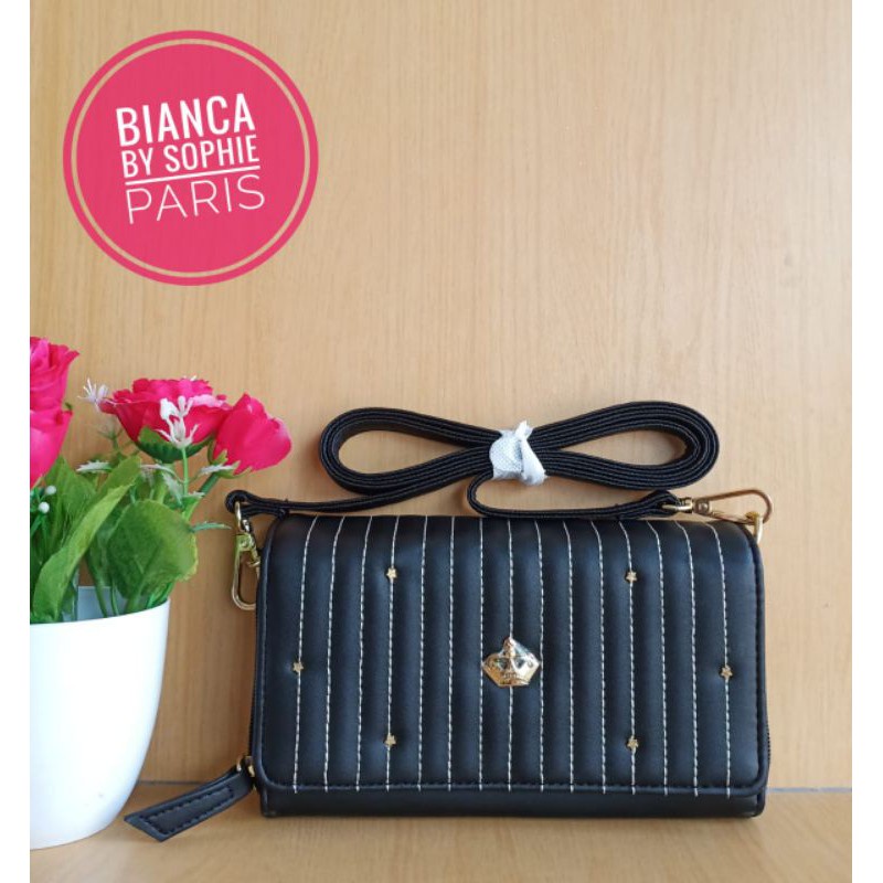Dompet Selempang Clutch Wanita Bianca SAS Sophie Martin Paris Promo Kekinian Eksclusive Premium Orig