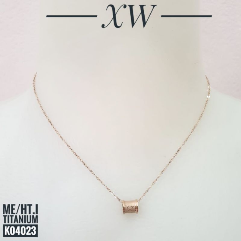 Kalung Titanium Gold/Rosegold K04023