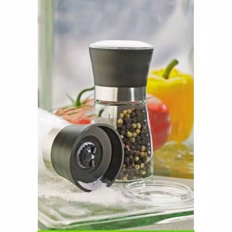 Penggiling Lada Manual Pepper Grinder Tempat Penyimpanan Lada Bubuk ORiI