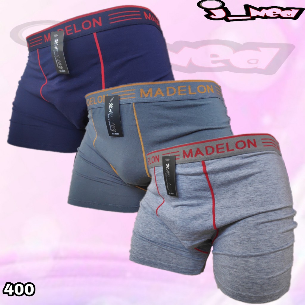 J400T Celana Dalam Pria Boxer JUMBO HARGA 3PCS