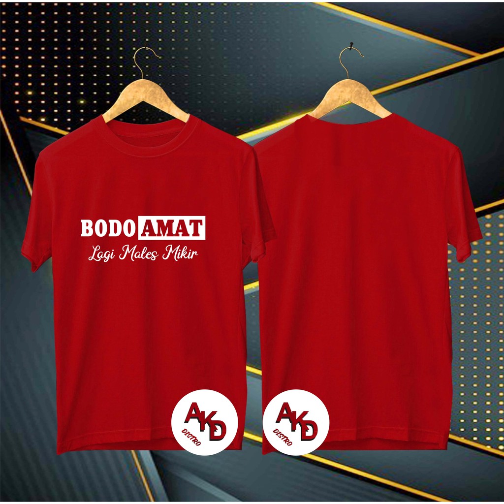 COD/KAOS BODO AMAT/ kaos pria kaos murah wanita pria distro