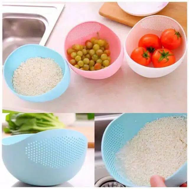 Tempat Cuci Beras Sayur Buah/Multifunction Bowl