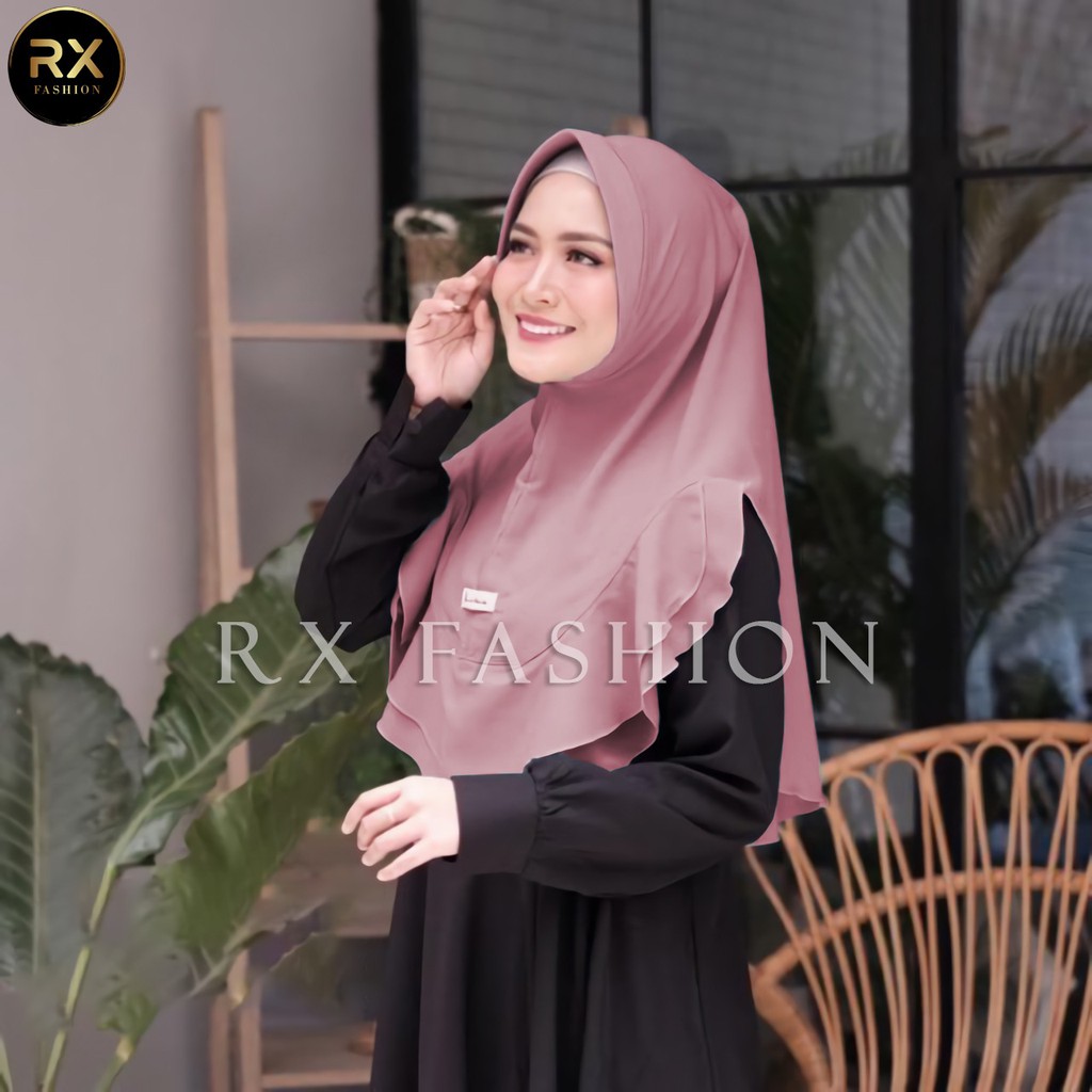 RX FASHION JILBAB AMEERA BAHAN TWISCONE FIT L