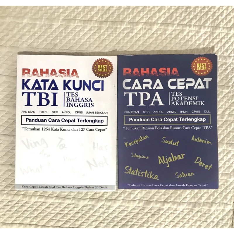 TBI dan TPA Buku Kedinasan, Stan, CPNS, IPDN,   Stis