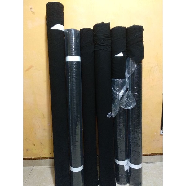 Kain jetblack bonanza  bidang 170cm, harga untuk per 1/2 meter