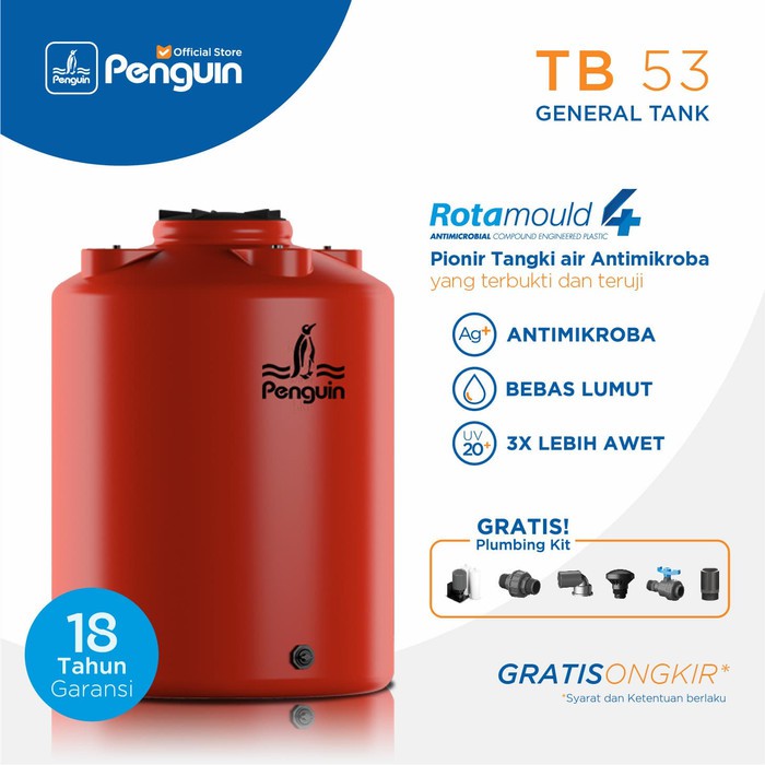 TOREN AIR / TANK PENGUIN 500 LITER TB55 ORI