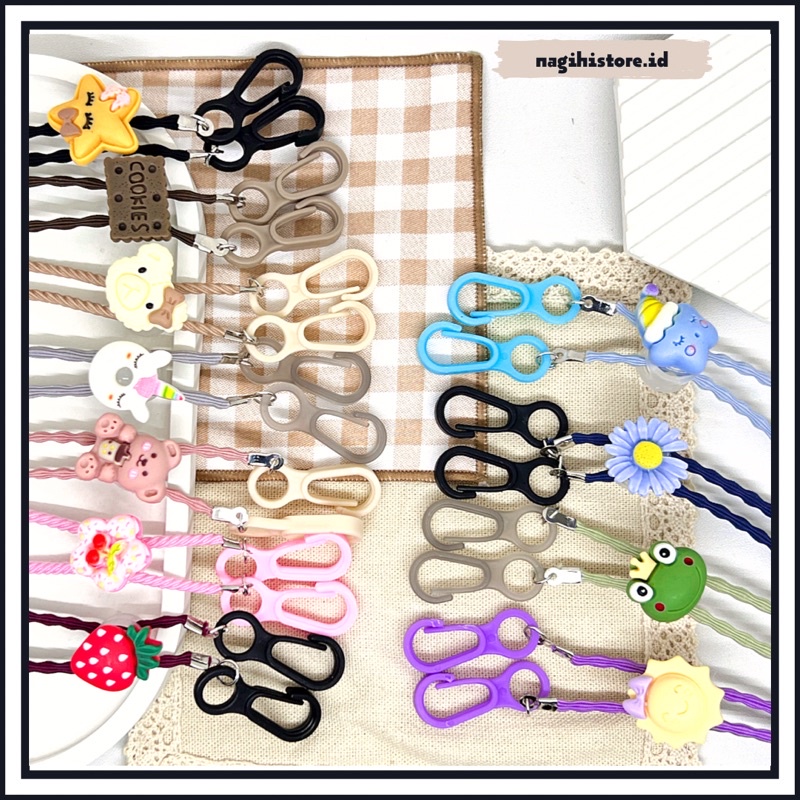 ✨NAGIHI✨ STRAP MASK LUCU / STRAP MASK CLAY / KALUNG MASKER