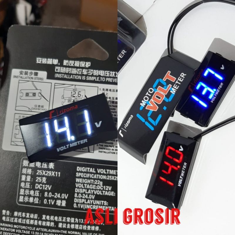 volt meter Rizoma Voltmeter import