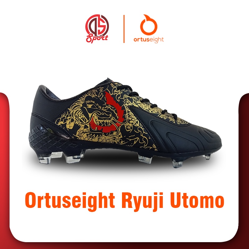 Sepatu Bola Ortuseight Forte Ryuji Utomo Ortus Ryu Fg Hitam