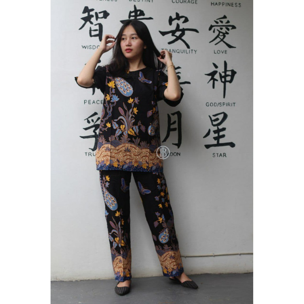 Setelan Batik Set Baju Santai Bebidol Baby Doll Primisima Adem Motif Unik Cantik Pajamas Piyama MTD8