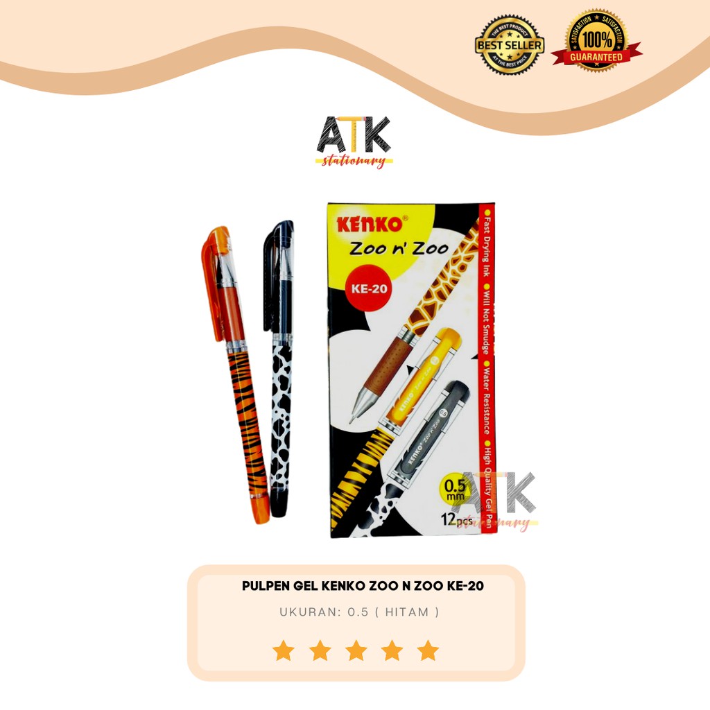 

Pulpen Gel Kenko Zoo N Zoo KE-20 atk