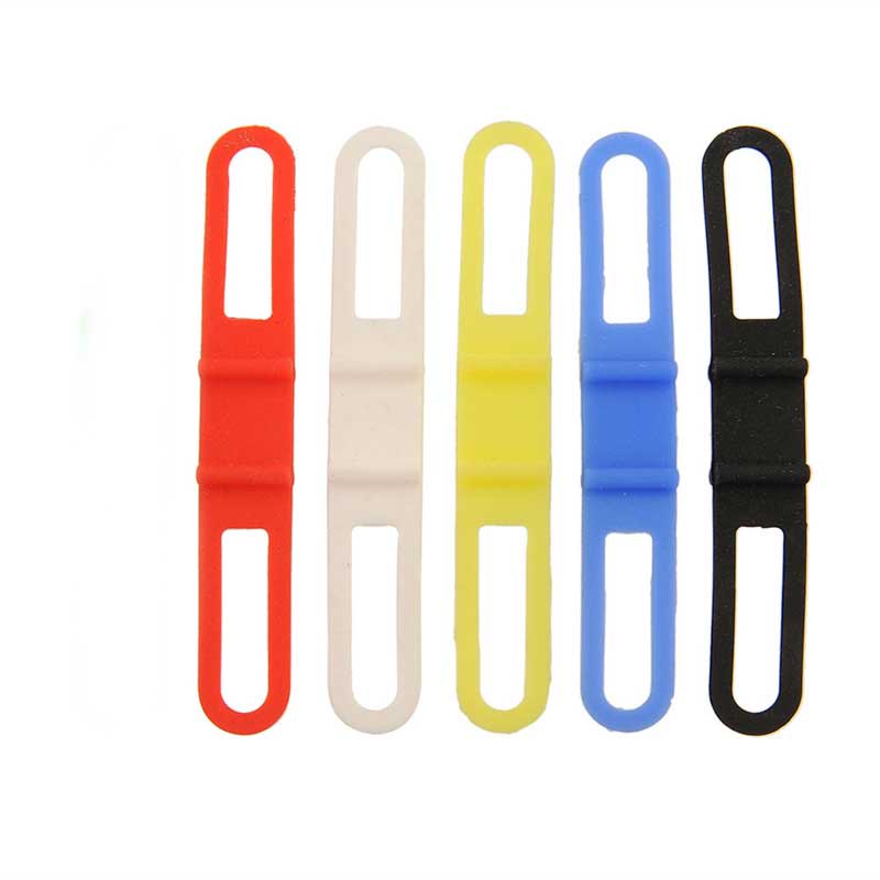 Strap Silikon Multifungsi Holder Senter / Handphone Untuk Sepeda Gunung / Motor