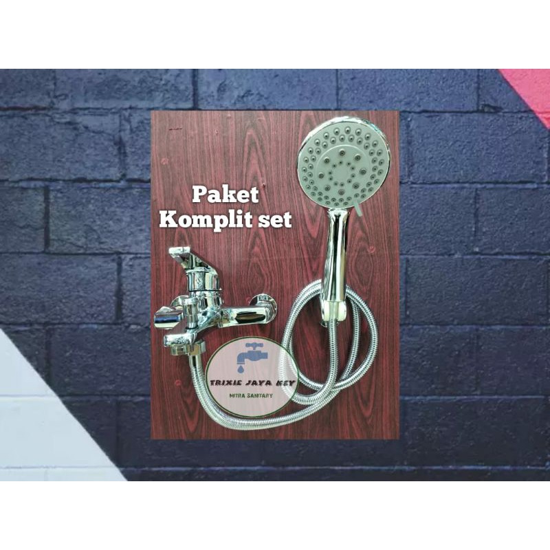 KRAN AIR PANAS DINGIN SET/KRAN MIXER BATHTUB KAMAR MANDI