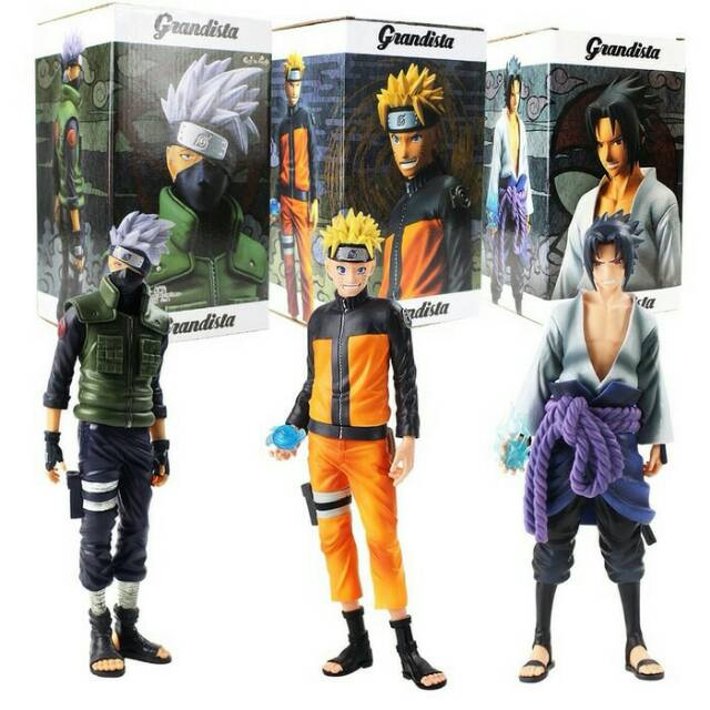 Naruto figure sasuke kakashi grandista