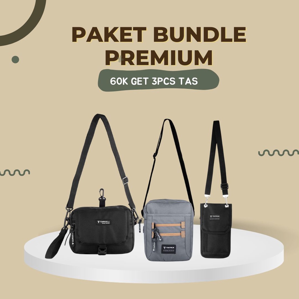 Paket Bundle Promo 3 TAS CUMA 60K Best Seller TapaxCo KinayShop