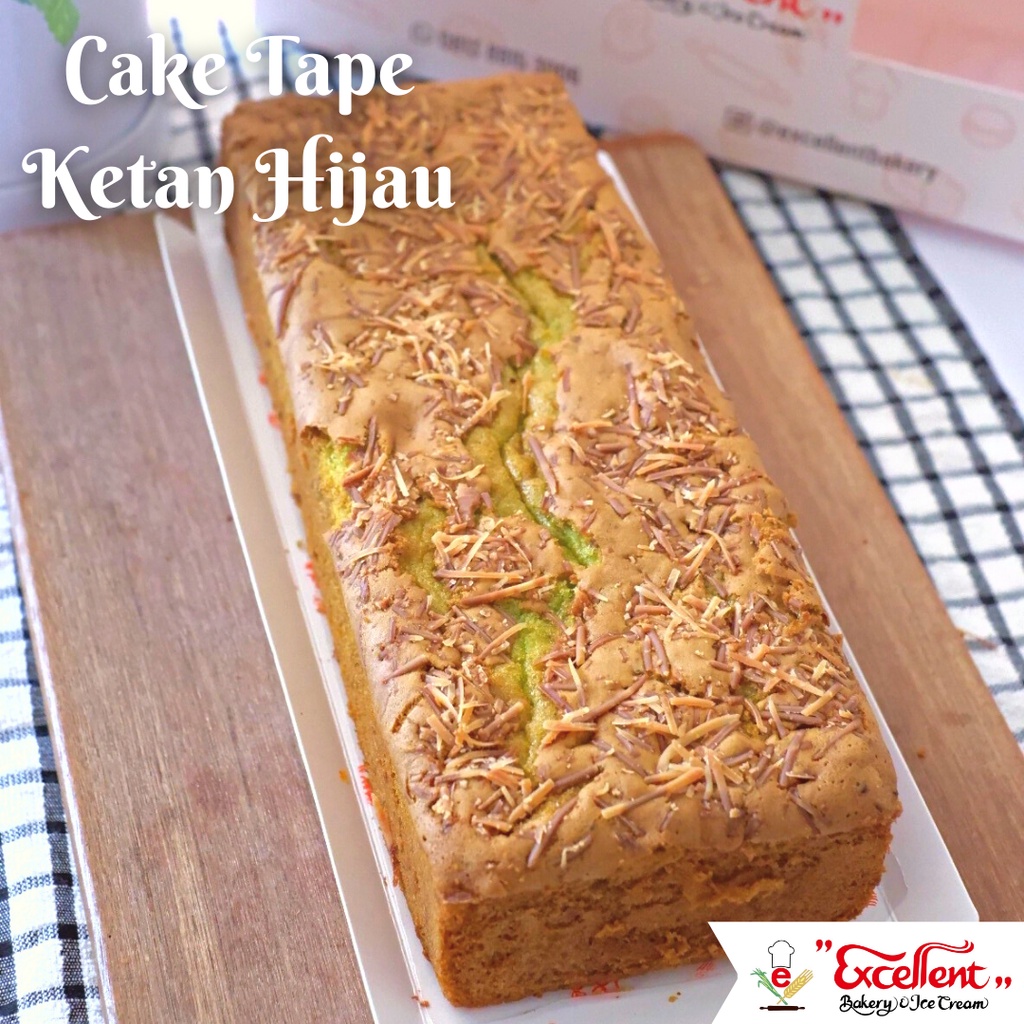 

CAKE TAPE KETAN HIJAU / CAKE ULANG TAHUN / CAKE LOYANG / KUE ULTAH