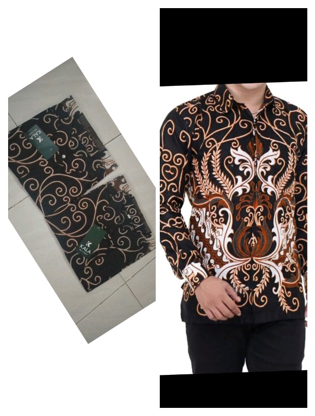 Kemeja Batik Pria Lengan Panjang Jumbo Premium  | Kala Mens Fashion