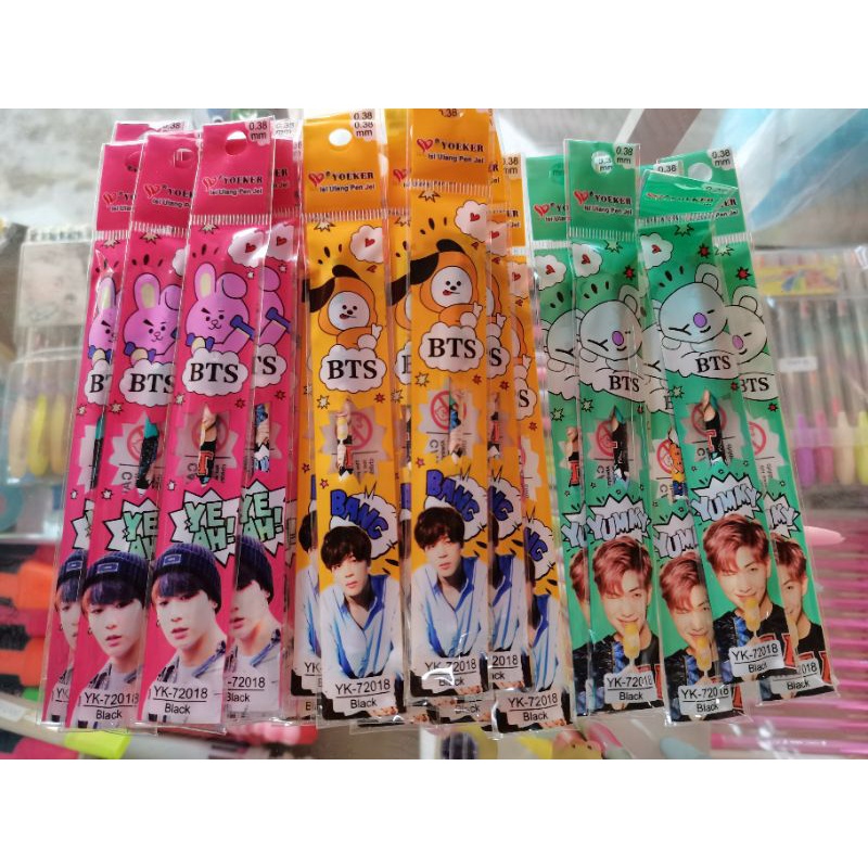 

Refill Pen Gel BTS / Doraemon / Hellokitty