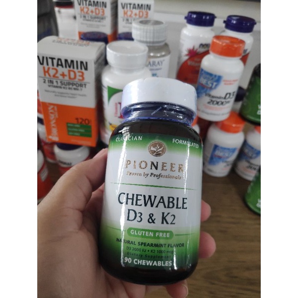 Pioneer Chewable Vitamin D3 K2 original D3 2000IU