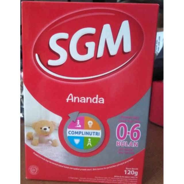 sgm ananda 0-6 120gram