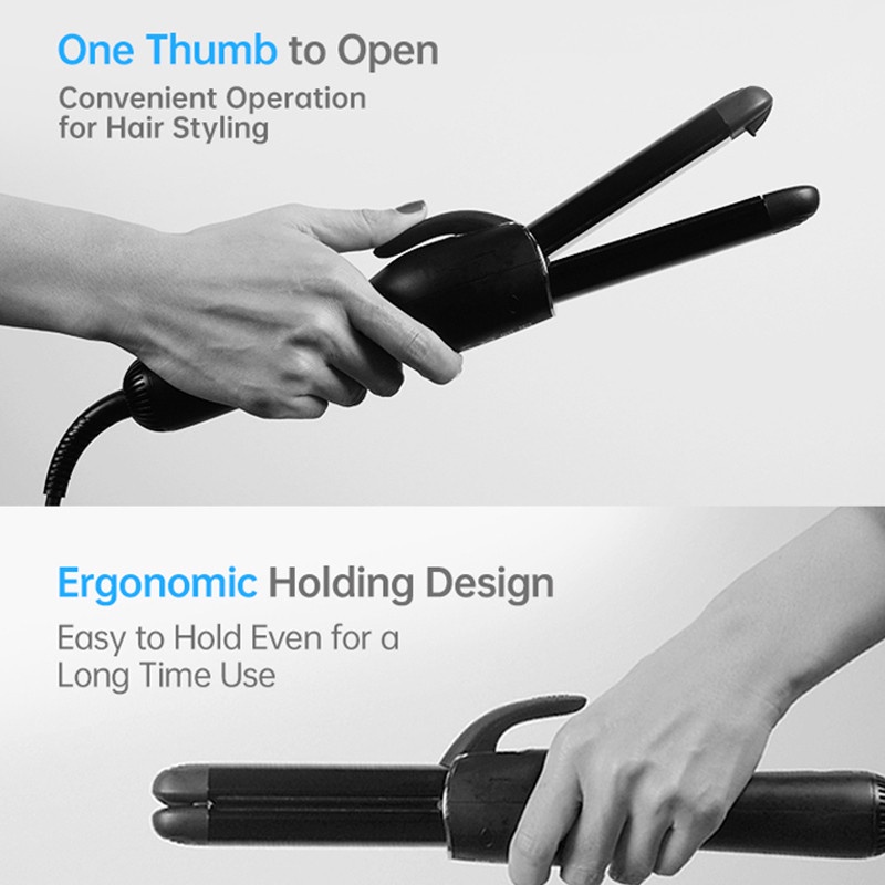 🇮🇩inFace® ZH-07F Catokan Rambut Ceramics Curly 2 in 1 New Arrival Catok Untuk Lurus 48H Styling Tahan Lama  Pelurus Permanen Smoothing Buat Ngelurusin Penggunaan Suhu Konstan Perempuan Lucu Anti Rusak Hair Curler Curling Iron Ceramic Rotating Waver Wand