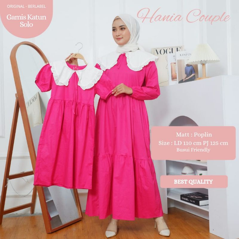 Dress Couple Ibu dan Anak Bahan Katun Poplin