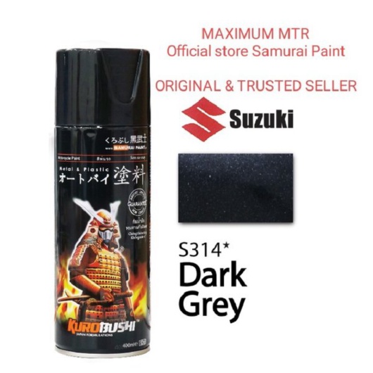 Jual Samurai Paintdark Grey S314*abu Monyet-cat Semprot Aerosol Murah