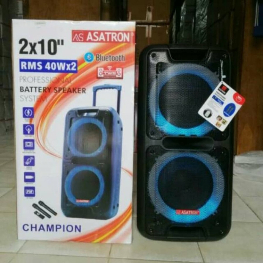 Speaker Portable Asatron Champion 10inch