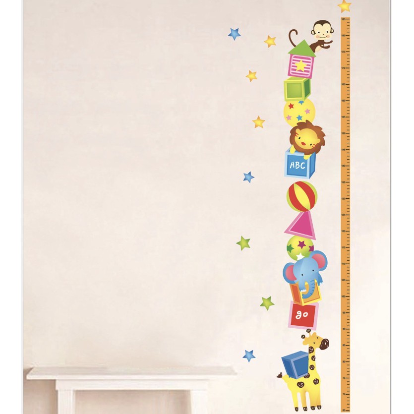 Sticker Dinding ukur tinggi Badan Wall sticker ST034