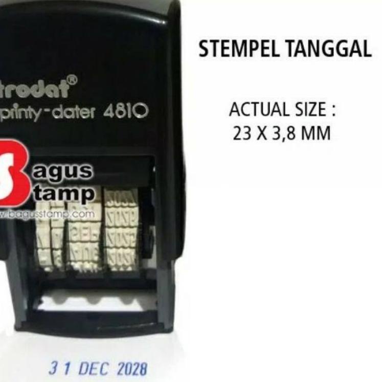 

♖ Stempel Trodat 4810 Stempel Tanggal Otomatis / Dater Otomatis