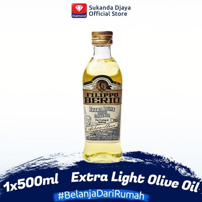 

Filippo Berio Minyak Zaitun Extra Light Olive Oil 500 ml