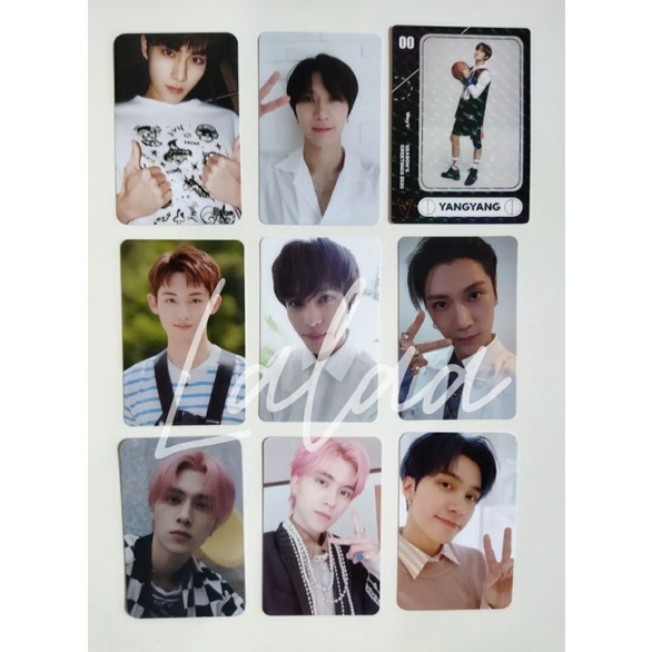 photocard hendery, ten, yangyang, winwin, xiaojun md by ten, holiday, wayvision kihno kickback, phot