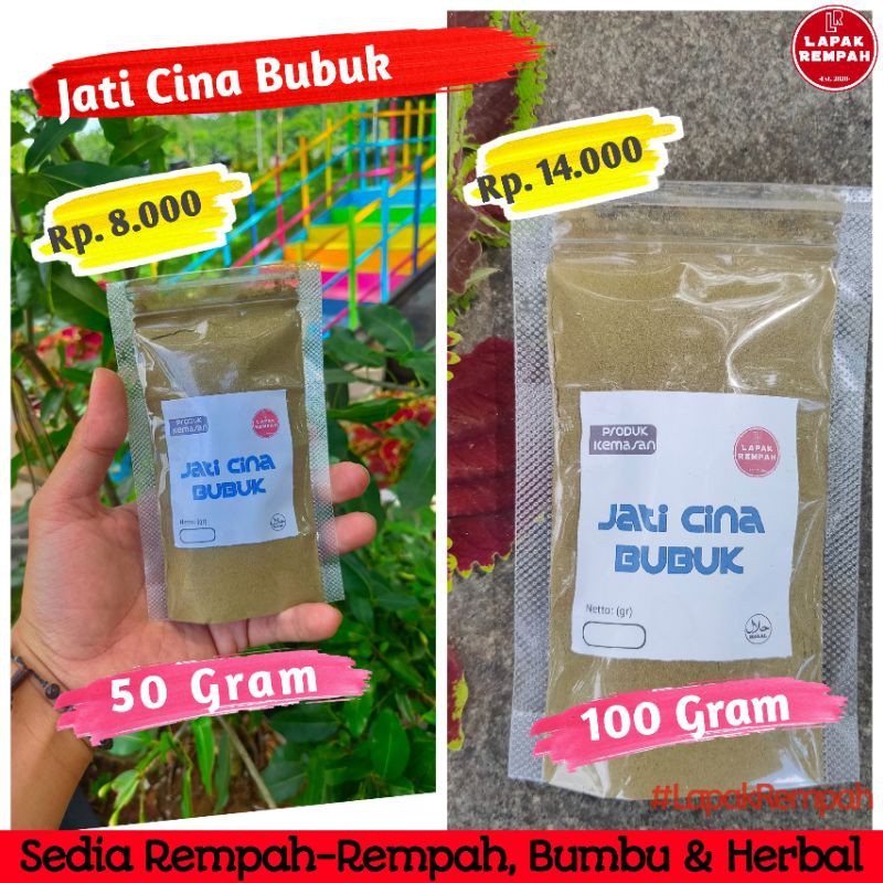 

Daun Jati Cina Bubuk 100gr