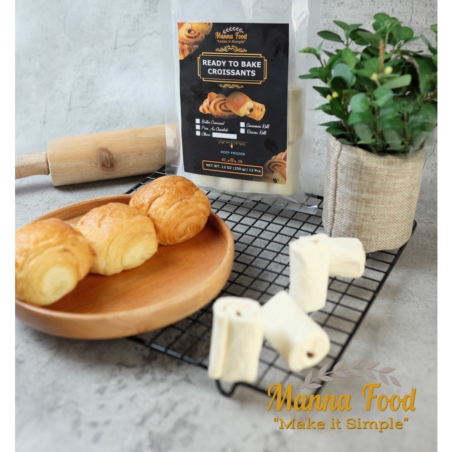 FROZEN CHOCOLATE CROISSANT / Croissant Beku isi 12