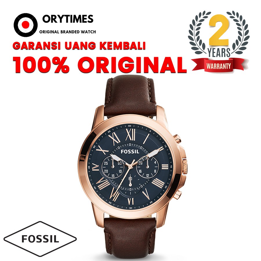 Jam Tangan Fossil FS5068 - Jam Tangan Pria Fossil Original - Fossil FS5068 Grant Chronograph