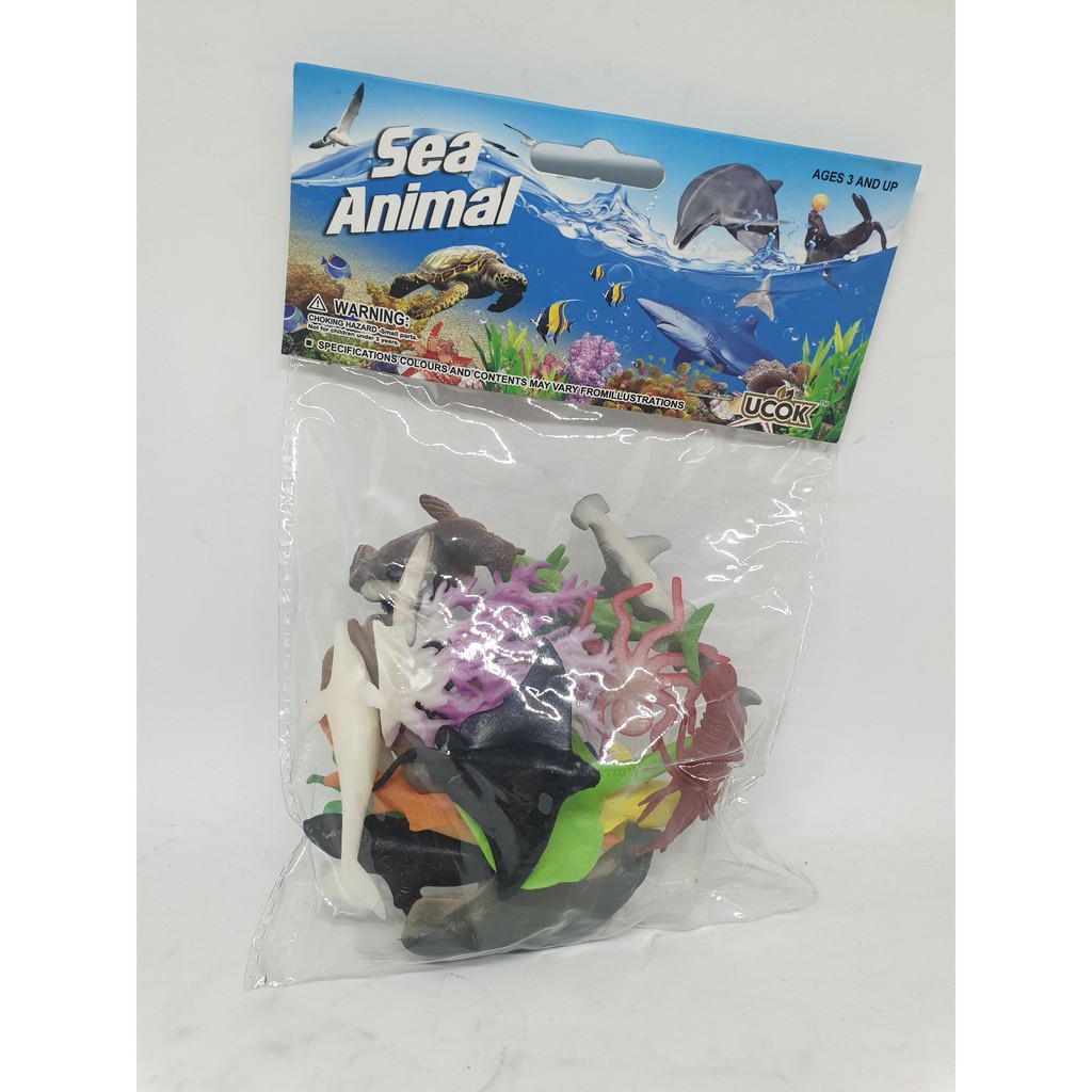 MAINAN MINIATUR HEWAN LAUT SET C