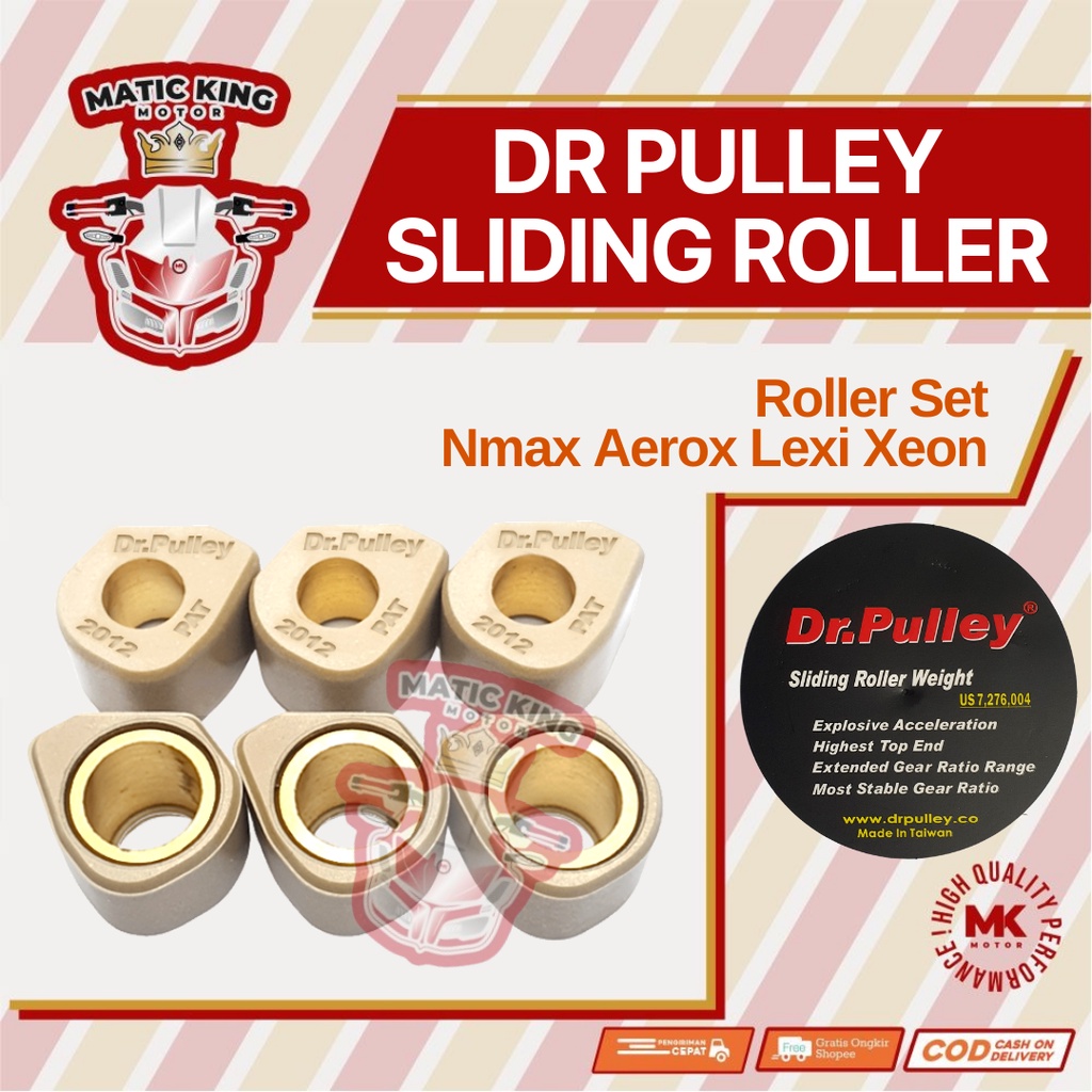 Sliding Roller Nmax Aerox Lexi Xeon 125 150 155 DR  PULLEY 2012