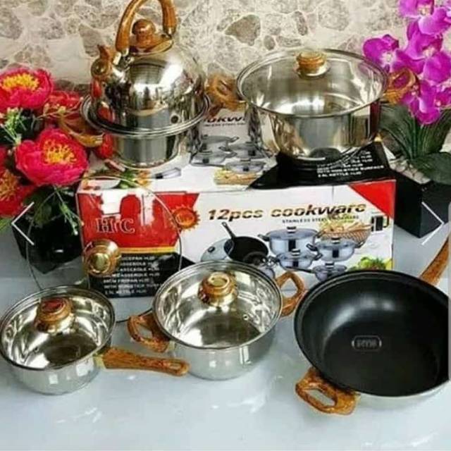 Panci cookware set 12pcs.TERLARIS