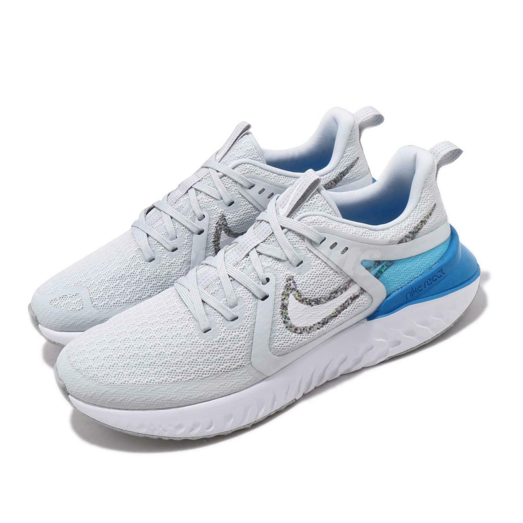 nike running legend react 2 trainers white