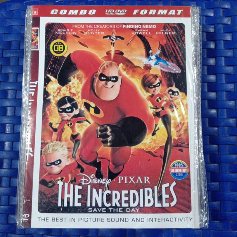 Kaset Film Movie Anak - Kartun Incredible the movie - Kado Unik Anak Anak